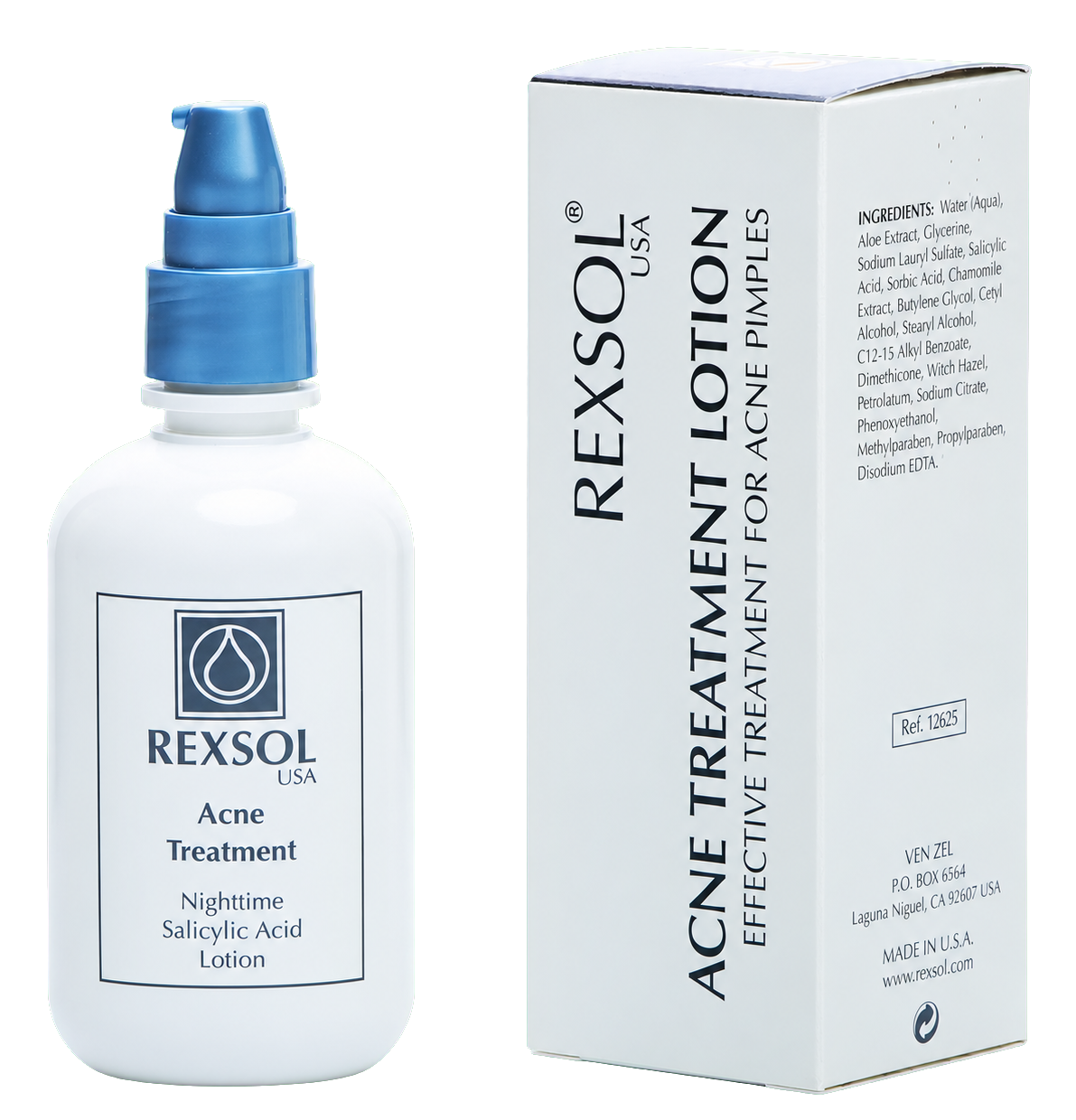 Acne Treatment Nighttime Salicylic Acid Lotion product packaging